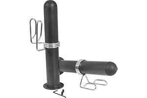 Gorilla Sports® Manchon Adaptateur - Olympique Ø50mm, pour Barres/Haltères Ø30mm de Diamètre, avec 2 Fermetures à Ressort - Nylon Adapter, Adaptateur d'Accessoires, Equipement de Fitness, Musculation