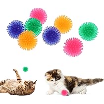 Palline Scintillanti Per Gatti - 20 Pezzi, 4.5 Cm, Con Pompon, Giocattoli Interattivi Per Interni - Foto 12