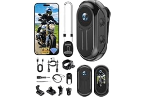 Zorvita Caméra Sport WiFi 2K Ultra HD, Mini Camera d'action avec Enregistrement Action Cam Grand Angle 120°, Caméra POV avec Écran Mains Libres pour Dashcam Moto, Camera Vlog