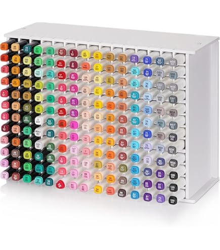 TOWEBOORY Bureau-organizer voor 180 markers, universele opbergstandaard