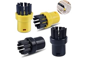 CUIDONGSHENG 4 Pcs Brosses Accessoire Nettoyeur Vapeur pour Karcher SC1 SC2 SC3 SC4 SC5, Brosses à Joints Kärcher pour la Cuisine, Les Meubles, la Salle de Bain, Les Tapis