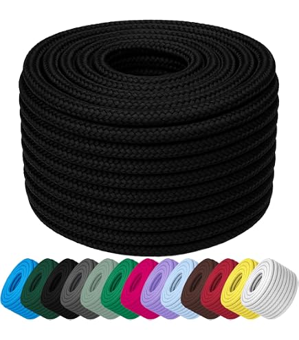 Outdoorseil ECO-Dock Schwarz 10 mm – Polypropylen-Multifil Allzweck-Seil 10 m, wetterfest & UV-beständig – ideal für Garten, Camping, Boot & Haushalt Outdoorseil ECO-Dock Schwarz 10 mm – Polypropylen-Multifil Allzweck-Seil 10 m, wetterfest & UV-beständig – ideal für Garten, Camping, Boot & Haushalt