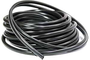 BALCONI PERFORMANCE Tubo Isolante PVC Guaina Flessibile protettiva per Cavi - 105°C Alte Temperature - Made in Italy (Ø interno 10mm, 50 METRI)