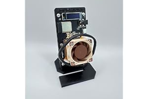 Bitaxe 601 Gamma – 1,07+ TH/s Single ASIC Chip Bitcoin Solo Home Miner (BM1370) (Noctua Lüfter - Schwarze Halterung)