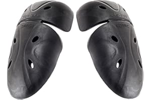RTX LEATHERS Sas-Tec - Inserti imbottiti in memory foam viscoelastica livello 2 per ginocchia e gomiti, per giacca da moto, pantaloni, jeans, armatura - SC-1/82