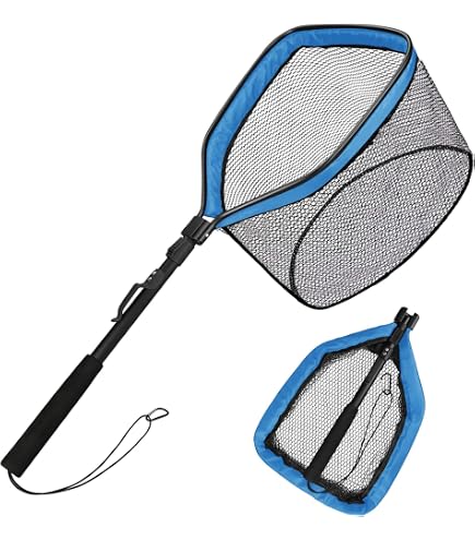 aquascape pro fish net round Aquascape Pro Fish Net Round with Black Soft Netting