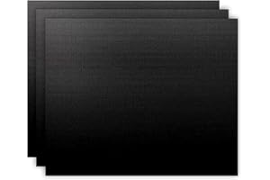 Spares2go Uniwersalna teflonowa wkładka do piekarnika, nieprzywierająca, wytrzymała wyściółka kuchenki wspomagana wentylatorem (opakowanie 3 szt.)