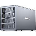 4 Bay Hard Drive Enclosure,Yottamaster Aluminum USB3.0 4 Bay 3.5"/2.5" External Hard Drive Enclosure,4 Bay HDD Enclosure for Home and Office Windows/Mac/Linux - [FS4U3]