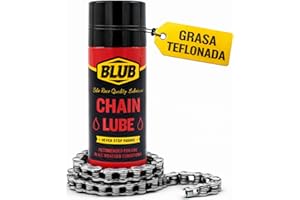 BLUB Chain Lube 450ml Spray - Lubricante Cadena de Teflón para Bicicleta MTB - Grasa Teflonada
