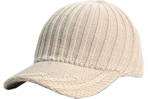 INOGIH Mujer - Gorro de invierno cálido y suave con visera de punto para deportes al aire libre