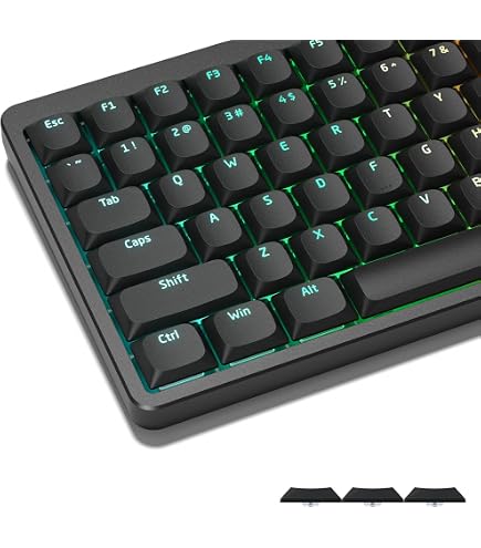ZENAIM Keyboard TKL, Wired US Layout, Low Profile, Rapid Trigger