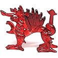 Stunning Small Glass Welsh Dragon, The red Dragon of Wales. (Y Ddraig Goch)