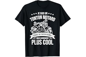 CADEAU MOTARD HOMMES & TEE SHIRT MOTORCYCLE MOTO Moto T-shirt Motard Tonton Moto Cadeau Motorcycle Motards T-Shirt