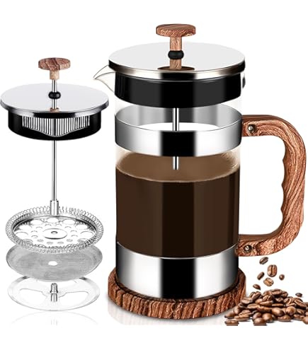 Barista Legends French Press Aus Edelstahl - 600 Ml Kaffeepresse Für 3 Tassen