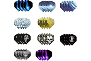BCBF 40 PCS fléchettes Darts fléchettes ailettes Standard fléchettes ailettes Standard ailettes pour fléchettes ailettes de fléchettes Standard Fléchettes Dart Flights