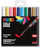 POSCA brush PCF-350 verfmarker rood (1 mm penseel