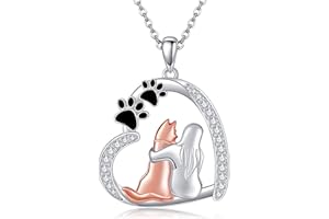 URONE 925 Sterling Silber Herz Anhänger Kette Ich Liebe Dich Halskette Schmuck Geschenke für Damen Frauen