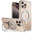 UGREEN iPhone 16 Pro Case MagSafe (MagU), Innovative 360° Magnetic Ring Stand, MIL-Grade Protection, Anti-Scratch, Camera Protective Clear Cover, Ultra Slim for iPhone 16 Pro 6.3 inch Accessories