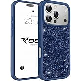 Babilden iPhone 17 Pro Luxury Sim Taşlı Telefon Kılıfı Parlak Glitter Premium Koruma
