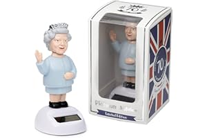 Puckator Figurine Solaire - Reine Elizabeth