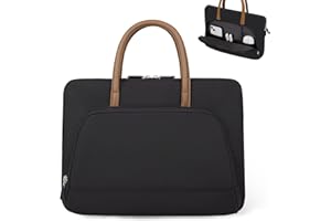 Clufar Torba na laptopa Męska Damska 15,6-calowa Aktówka na laptopa Wodoodporna Torba komputerowa Etui Wielofunkcyjne do podróży służbowych