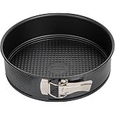 Zenker Black Metallic Removable Mould 20 cm 1 Bottom, Cake Mould or Steel Cake Mould with Non-Stick Coating, Resistant to 230