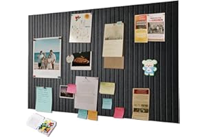 EUBSWA Tablón de anuncios personalizado de gran tabla de corcho 40 x 60 cm, pared decorativa de corcho con fieltro autoadhesivo, tabla de fotos plegable para visionado en paredes de escuelas, hogar