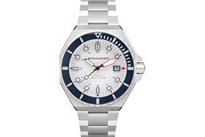 Spinnaker Męski 44 mm Dumas automatyczny zegarek z 3 rękami z solidną bransoletką ze stali nierdzewnej SP-5081