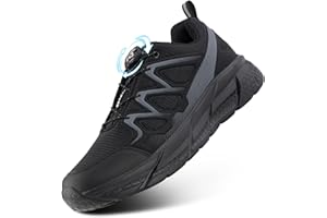 TDDT Scarpe Donna Sneakers Running Uomo Ginnastica Scarpe da Corsa Trekking Trail Sportive Fitness Correre Camminare Running Shoes Nere EU 37-47