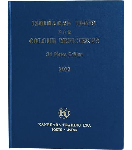 LIBRO TEST CARENZA Visione a Colori Ishihara 2024 con 38 Piastre Diagnostiche EUR 53,94