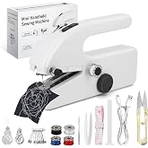 Ykall Mini Portable Electric Sewing Machine, 2 Speeds | Compact, lightweight, easy to use, quick sewing, ideal for clothing,