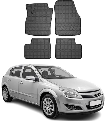 Tapis Sur Mesure Velours Opel Astra H GTC Wagon 2004-2009 - Noir - MTM