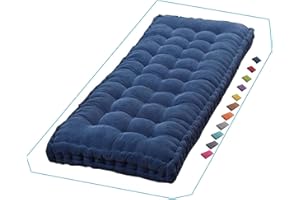 MIECOAE Bankauflage, Sitzkissen Bank, Rutschfestes Bankkissen Outdoor, Sitzpolster Indoor, Gartenbank Kissen 120, 100, 150, 150x45, 150x55, 150 x 40, Sitzauflage Bank für Garten, Terrasse, Schaukel(Denim Blue