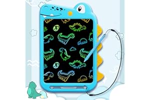 Sanfant LCD Schreibtafel Kinder 10 Zoll - Zaubertafel Kinder ab 1 2 3 4 5 6 7 8 9 Jahre - Baby Kinderspielzeug- Outdoor & Cars Spielzeug, Jungen & Mädchen Geburtstag, Weihnachten, Ostern Geschenke