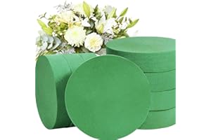 LOVEXIU Spugna per Fiori Fresch 8 * 8 * 4CM, Schiuma Blocco Floreale,Floral Foam per Composizioni Floreali con Griglia,per Arte Floreale,Fiorista, Bouquet di Fiori per Matrimonio, Natale E Compleanni