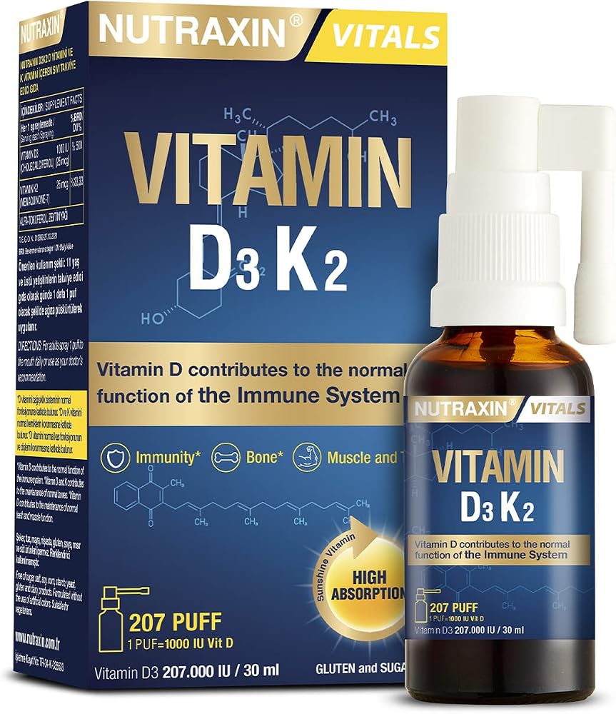 Nutraxin D3K2 Vitamin 30 ml