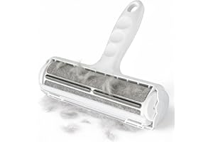 NEWAUSEN Brosse Anti Poils Animaux Chat Chien, Brosse Ramasse Enlève Poils, Ramasse Poils Animaux, Réutilisable pour Poils, Bouloches Réutilisable, pour Canapé, Arbre à Chat, Voiture, lit, Tapis