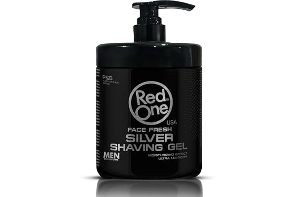 Redone Red One à raser Silver transparent pour barbe et contour - 1000 ML