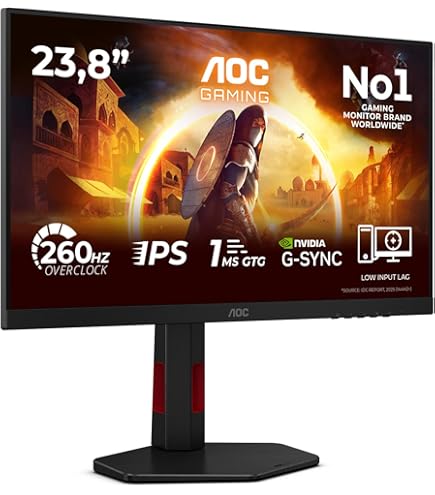 AOC AGON Gaming AG251FG - 25 Inch FHD Monitor, 240Hz, 1 ms, TN, G