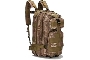 Earnmore Sac à dos tactique militaire de 20 à 35 L - Pour randonnée, camping, escalade - 43,2 x 24,1 x 21,6 cm