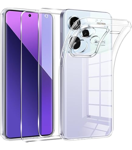 COVER TRASPARENTE + PELLICOLA VETRO TEMPERATO Per XIAOMI REDMI 13C 4G - Foto 11