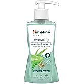 Himalaya Hydrating Aloe Vera Face Wash 200 ml | Aloe Vera & Vitamin E | Creamy Gentle Cleanser for Bouncy & Dewy skin | Clini