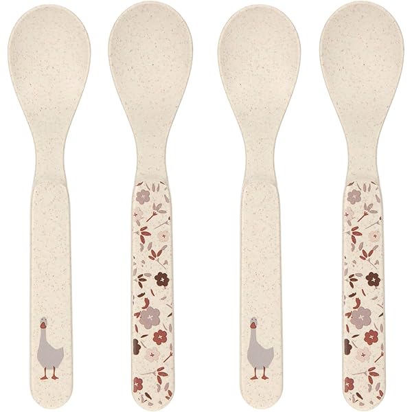 Set Cucchiani LÄSSIG Happy Fruits - 4 Pezzi, Senza BPA, Per Lavastoviglie E Microonde - Foto 6