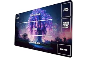 DYETEE board game starlight TCG Playmat -Starry Sky MTG Playmat - Also Great as a Mouse Pad 409 With Zones