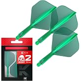 Target Darts K Flex Integrated Flights and Shafts, No.2 | Pack Of 3 K-Flex - No2, Kflex All In One Flights and Shafts Molded