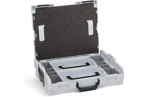 L-BOXX Bosch Sortimo L Boxx 102 | avec Set de Boîtes 2x L Boxx Mini | Taille 1 en Gris Clair | Outils Petit Vide | Idéale Outil sur Bewahrung Box