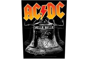 ACDC Hells Bells ryggmärke, flerfärgad, En Storlek