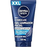 NIVEA MEN Hydrocare XXL - Facial Cleansing Gel - Cleansing Soap for Men - Instant Freshness - With Aloe Vera and Provitamin B