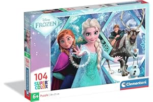 CLEMENTONI PUZZLE DLA DZIECI, PZL 104 FROZEN 2025, MADE IN ITALY, 25045