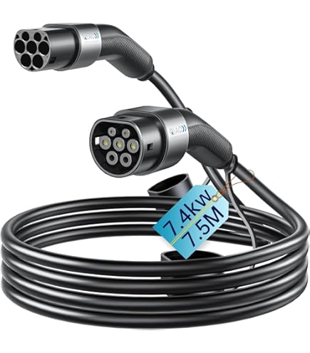 Support Mural De Charge Type 2 Pour Voiture électrique - Avec Vis - Organisateur Câble IEC 62196-2